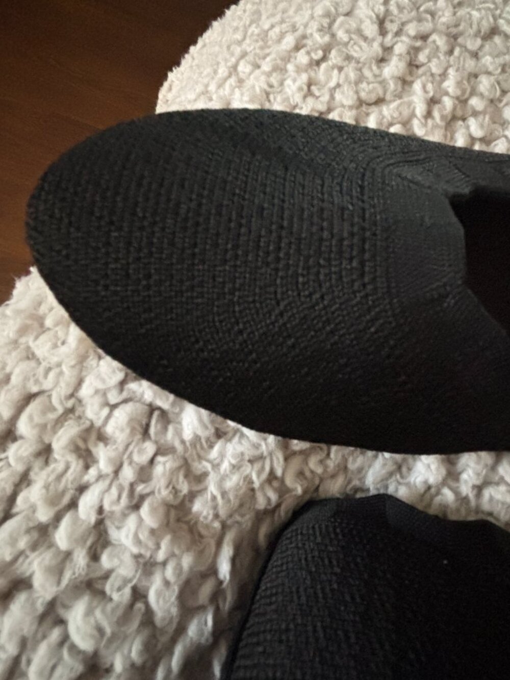 Skechers Black Knit Ballet Flats Air-Cooled Memory Foam  Women's Size 9 - Picture 5 of 5